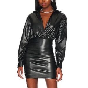 REVOLVE Superdown Ayisha Ruched Dress In Black